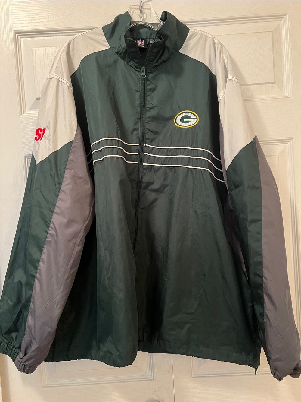 NFL Team Apparel Reebok Green Bay Packers Windbreaker Men’s Jacket